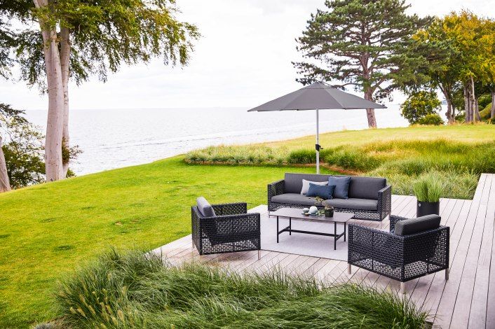 Sunshade Parasol Ø300 cm Inclinable Cane-Line OFFRE SPECIALE