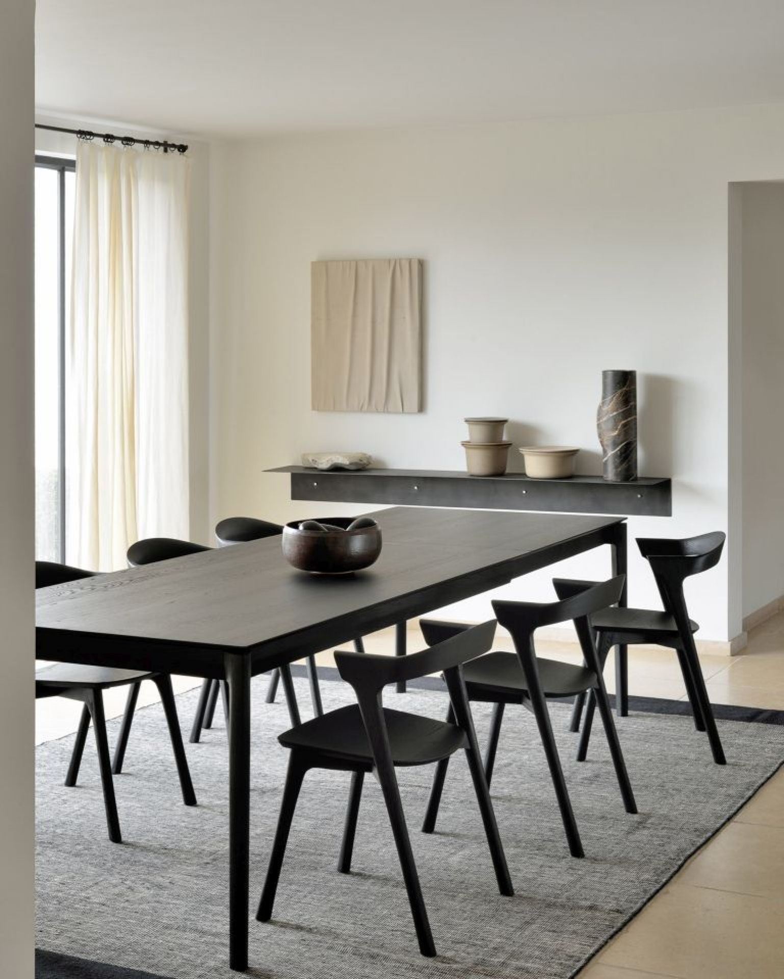 Bok Table extensible Chêne Noir Ethnicraft