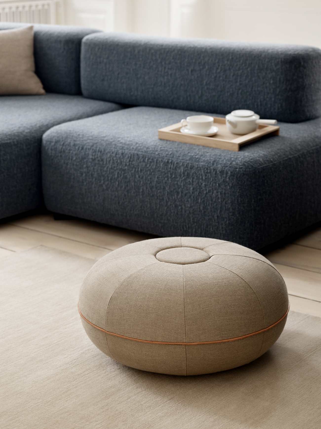 Pouf Large Tabouret Fritz Hansen