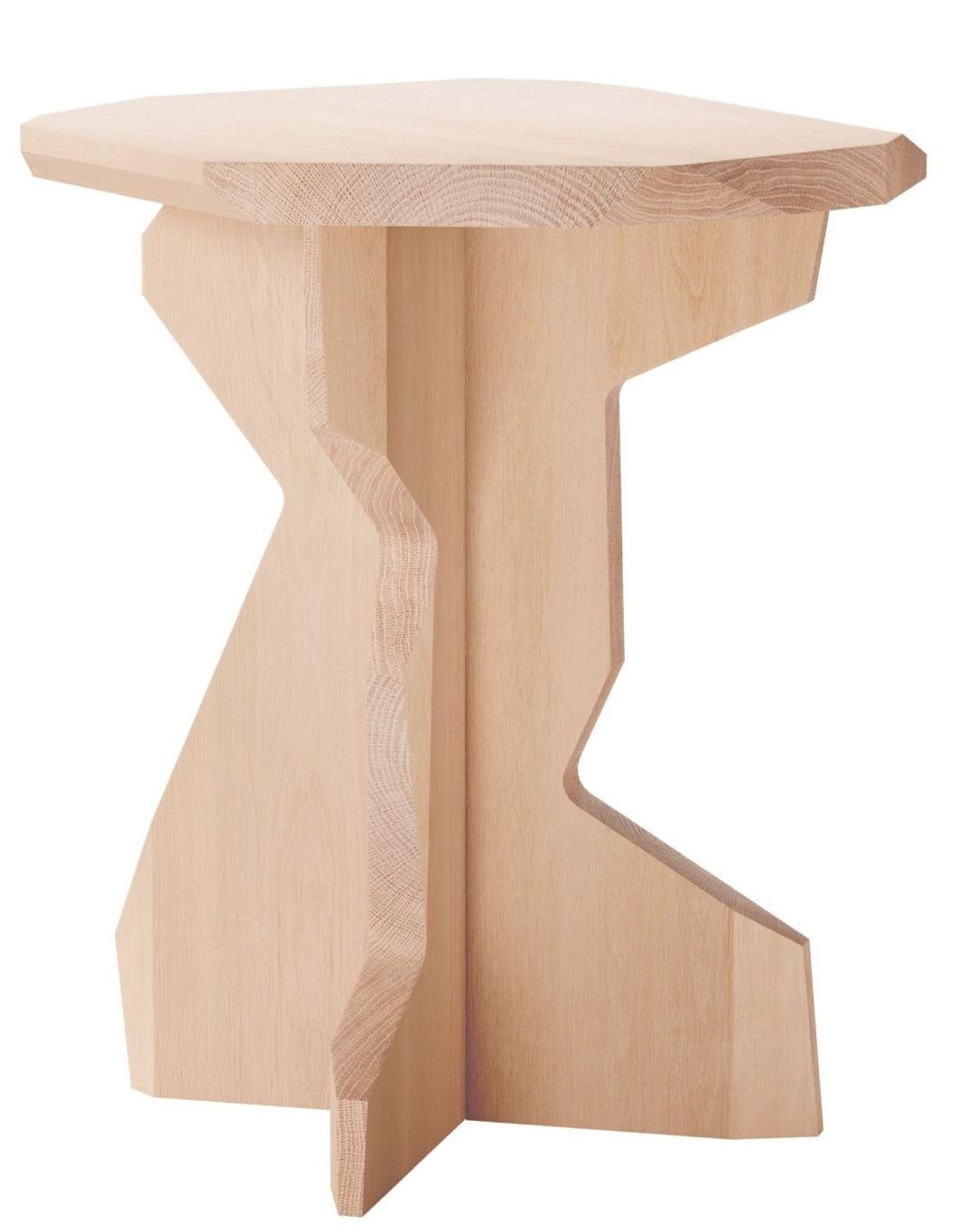 Tabouret Fels CHÊNE CIRÉ AVEC BLANC PIGMENTIF Out OBJECTS IMPARFAITS
