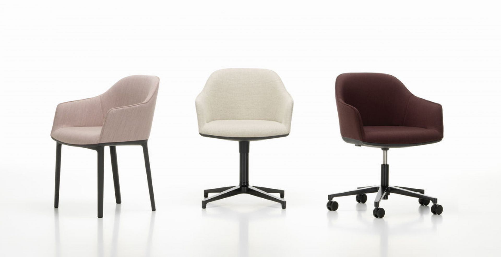 Softshell Chair pied à quatre pattes Chaise Vitra