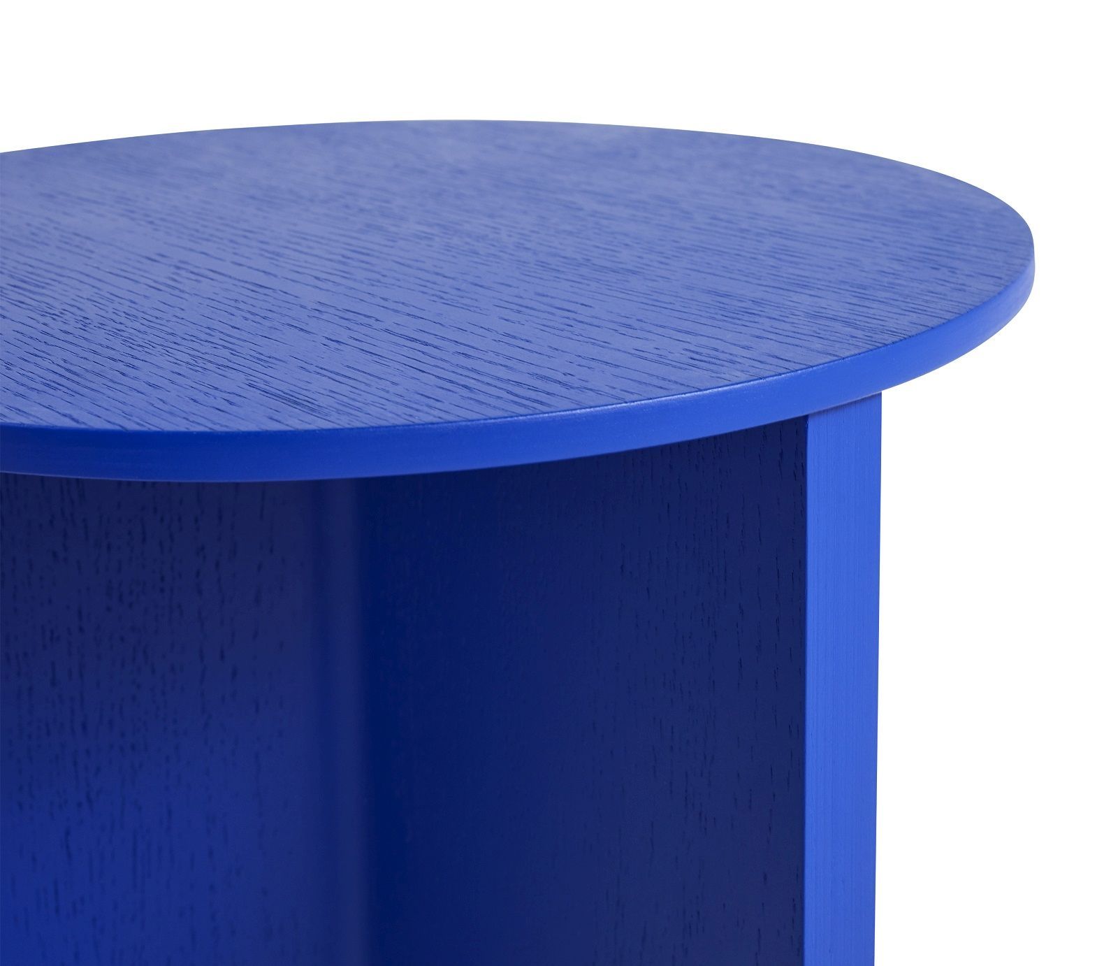 Slit Table Wood Round High Table d'appoint / Table basse Hay 