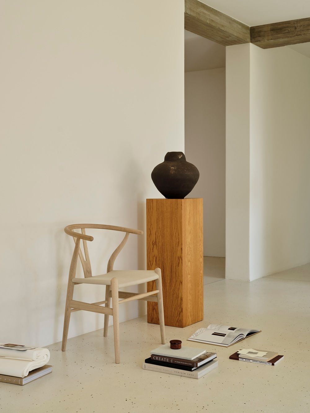 Chaise CH24P Wishbone / Y-Chair de Carl Hansen & Søn