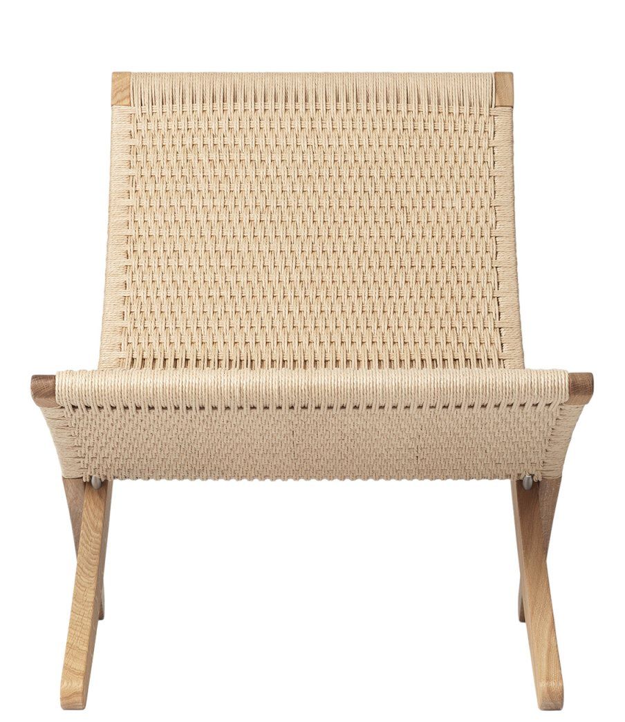 Cuba Paper Cord Papier tressé Fauteuil CHÊNE HUILÉ Carl Hansen & Søn UNIQUE