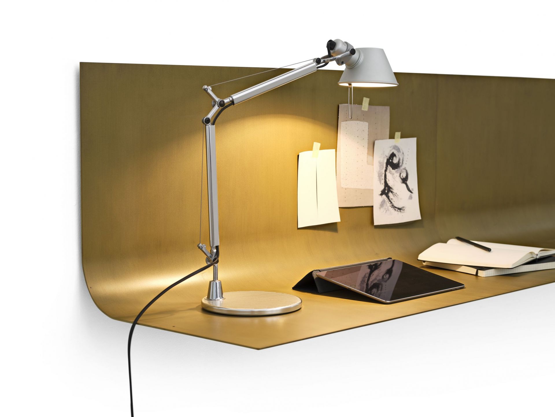 Sfoglia Table murale bronze patiné Mogg