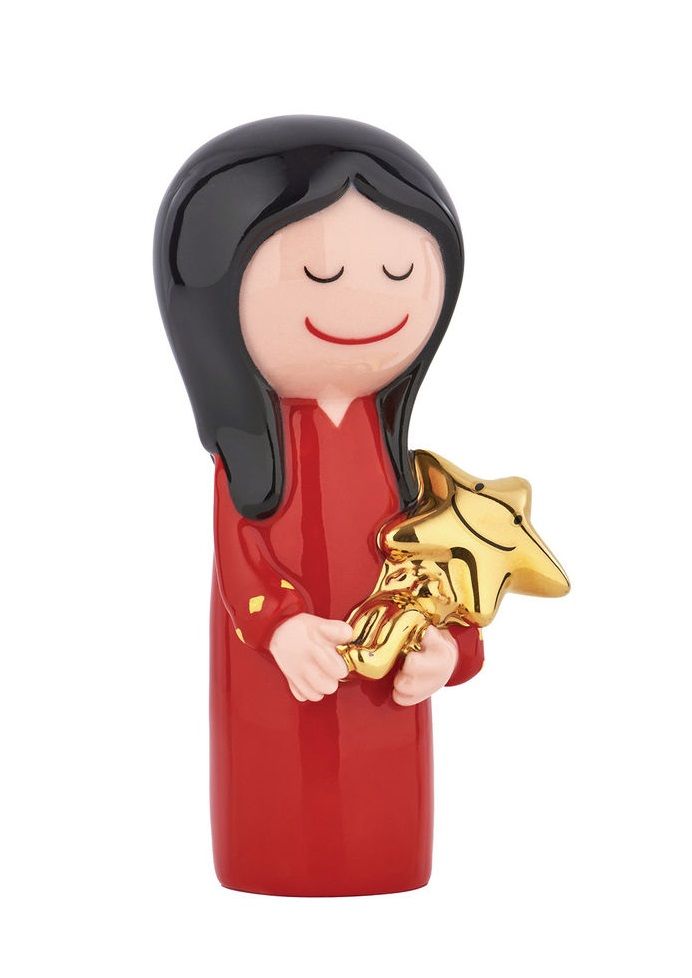 AGJ01 18 Figlio delle stelle figurine en porcelaine Alessi