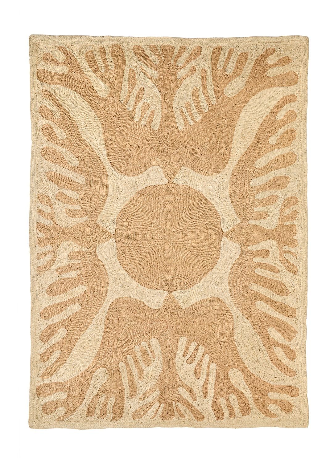 Lucia Eames Sunbirds Tapis Natural Nanimarquina
