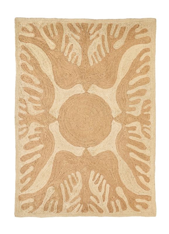 Lucia Eames Sunbirds Tapis Natural Nanimarquina