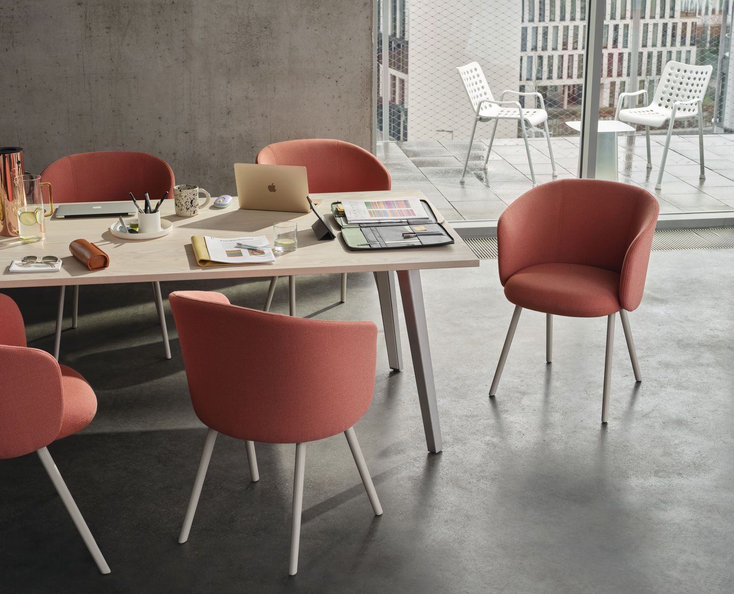 Mikado Arm Chair Chaise avec accoudoirs Chaise Vitra 
