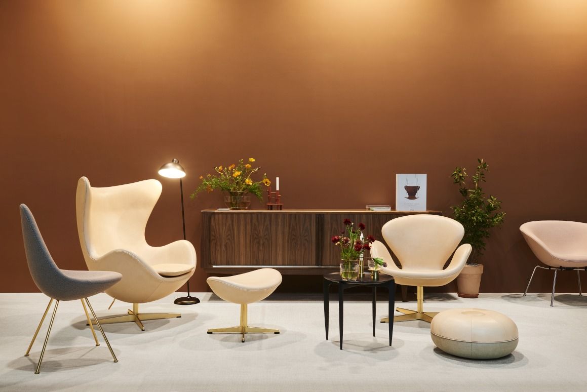 Pouf Small tabouret Fritz Hansen