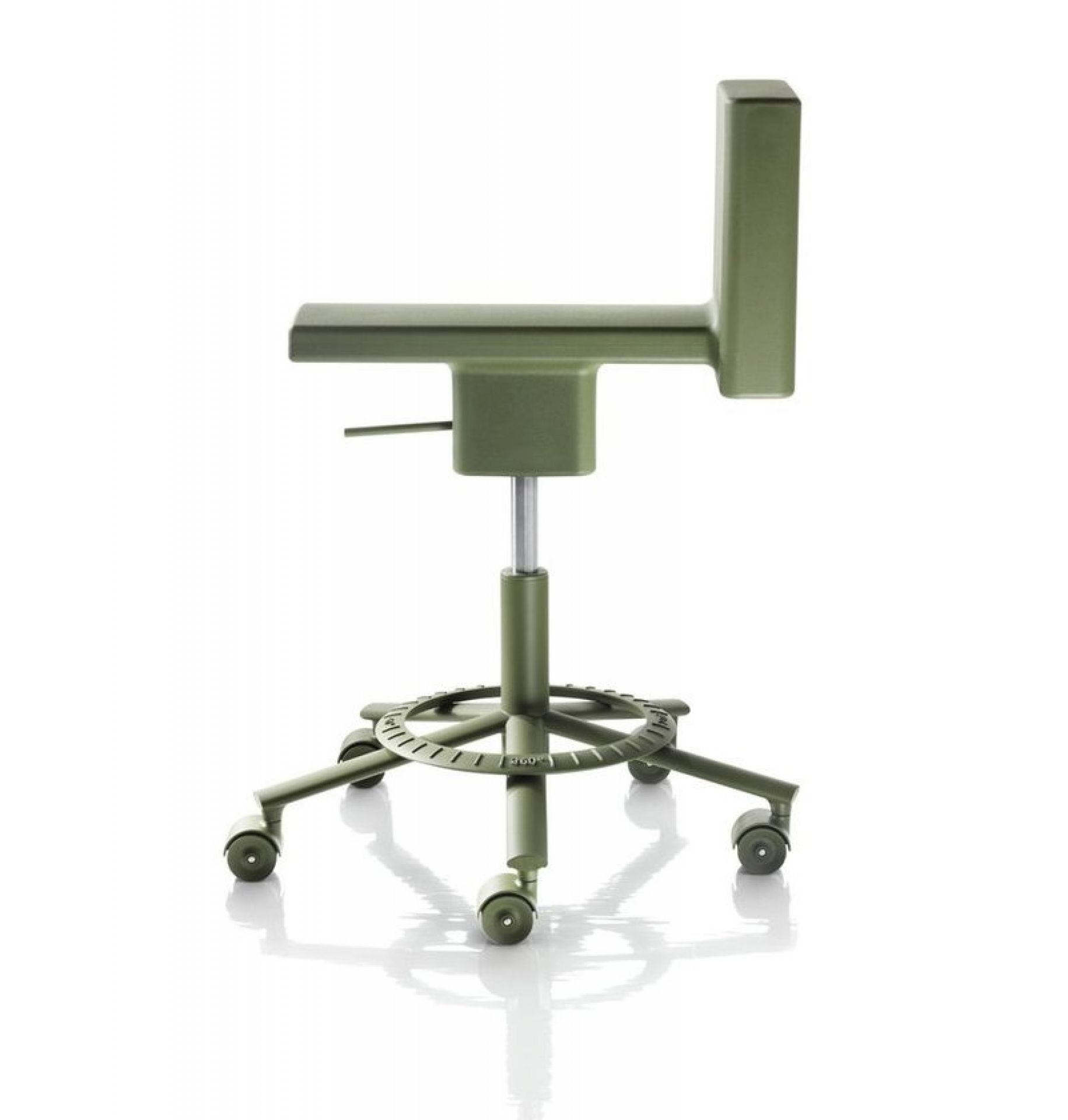 360° Stool L 58 cm Noir Magis