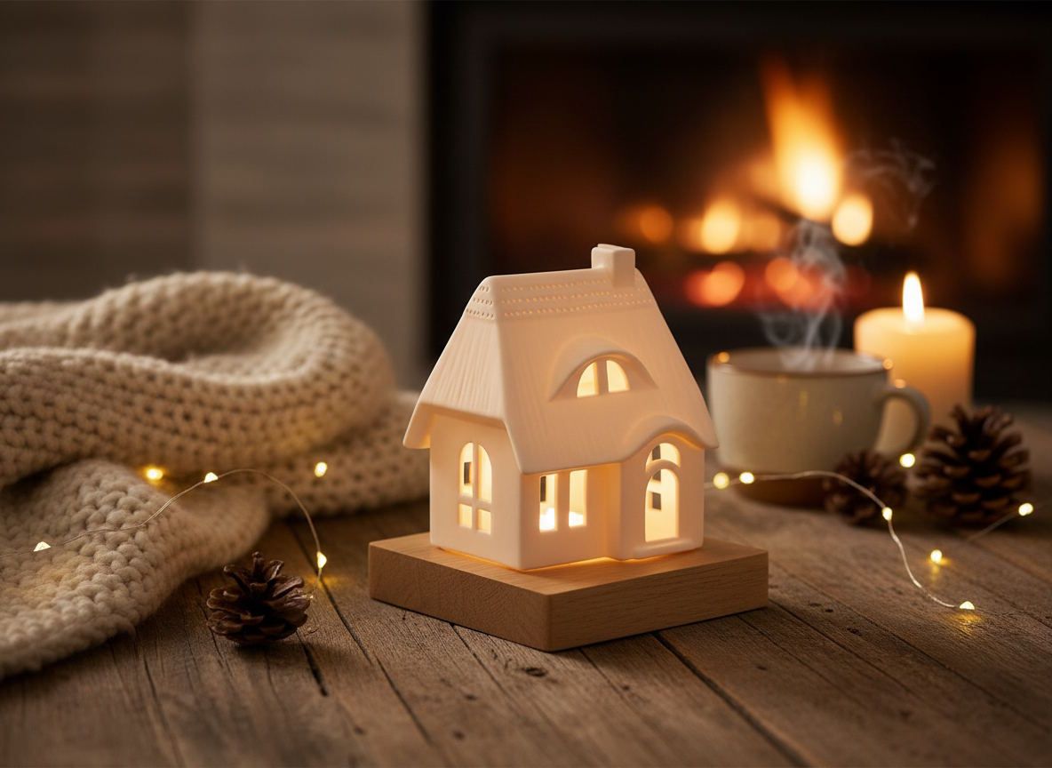 Socle en bois LED (1 pièce) pour lampes de poésie lampes à sac lumineuses Räder