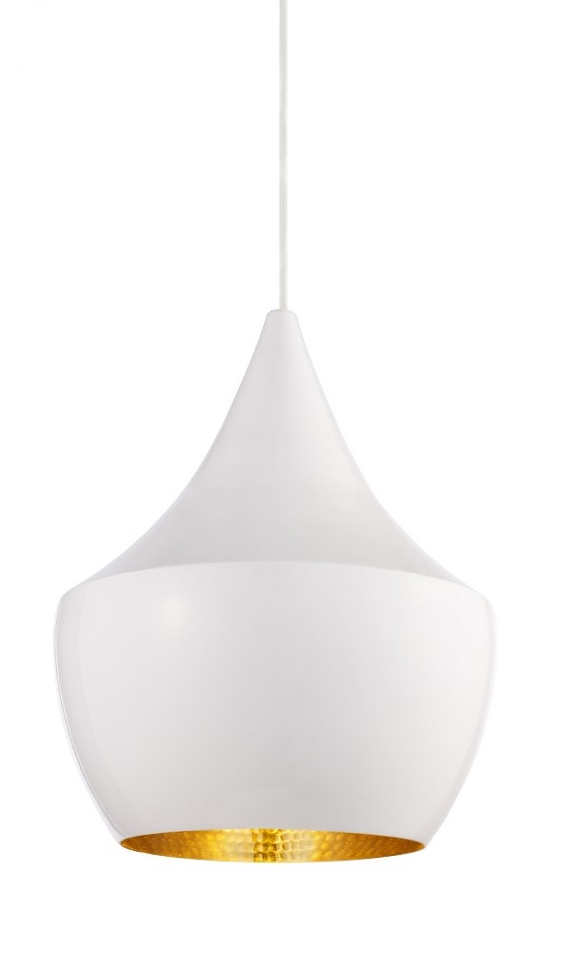 Beat Fat LED suspension blanche Tom Dixon