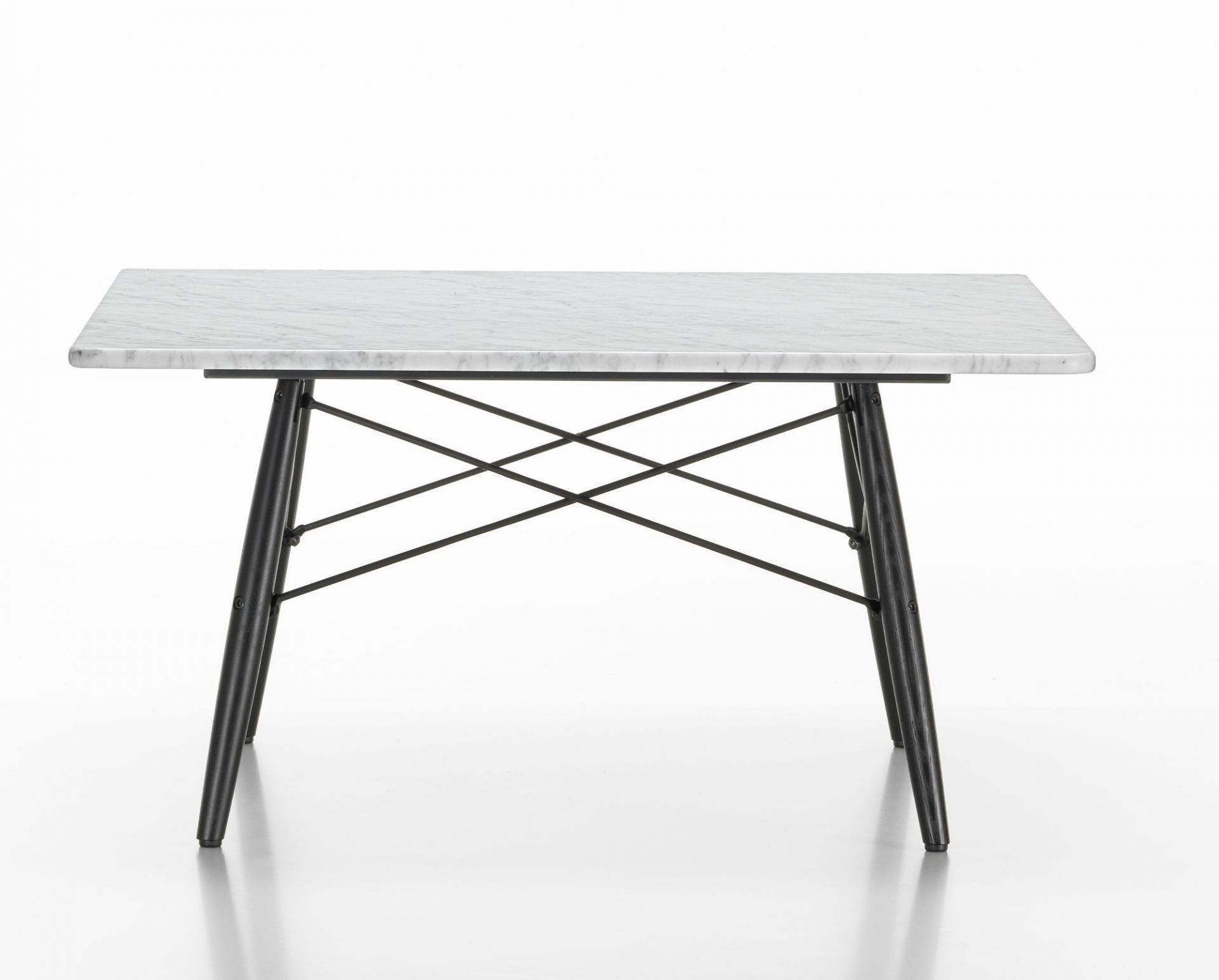Eames Coffee Table Square marbre blanc Vitra