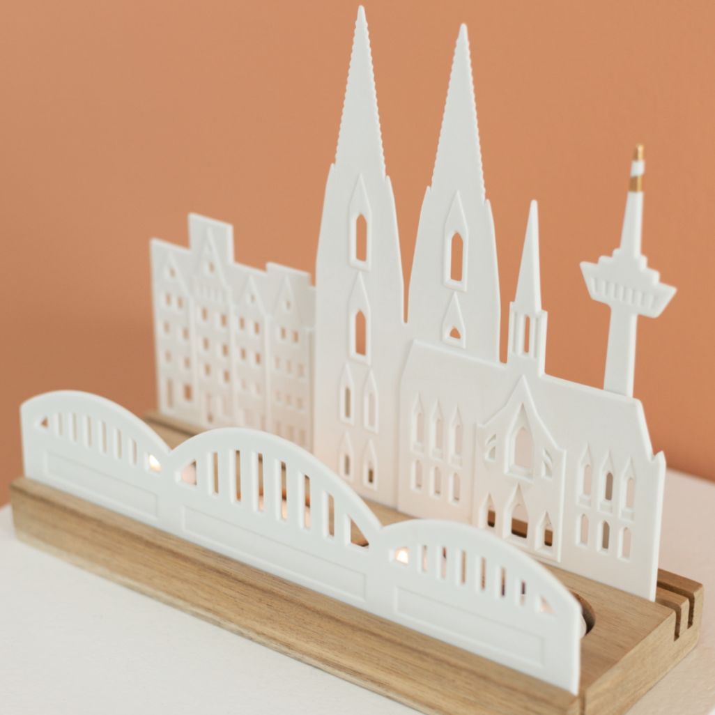 Objet lumineux Silhouette de la ville de Cologne Räder