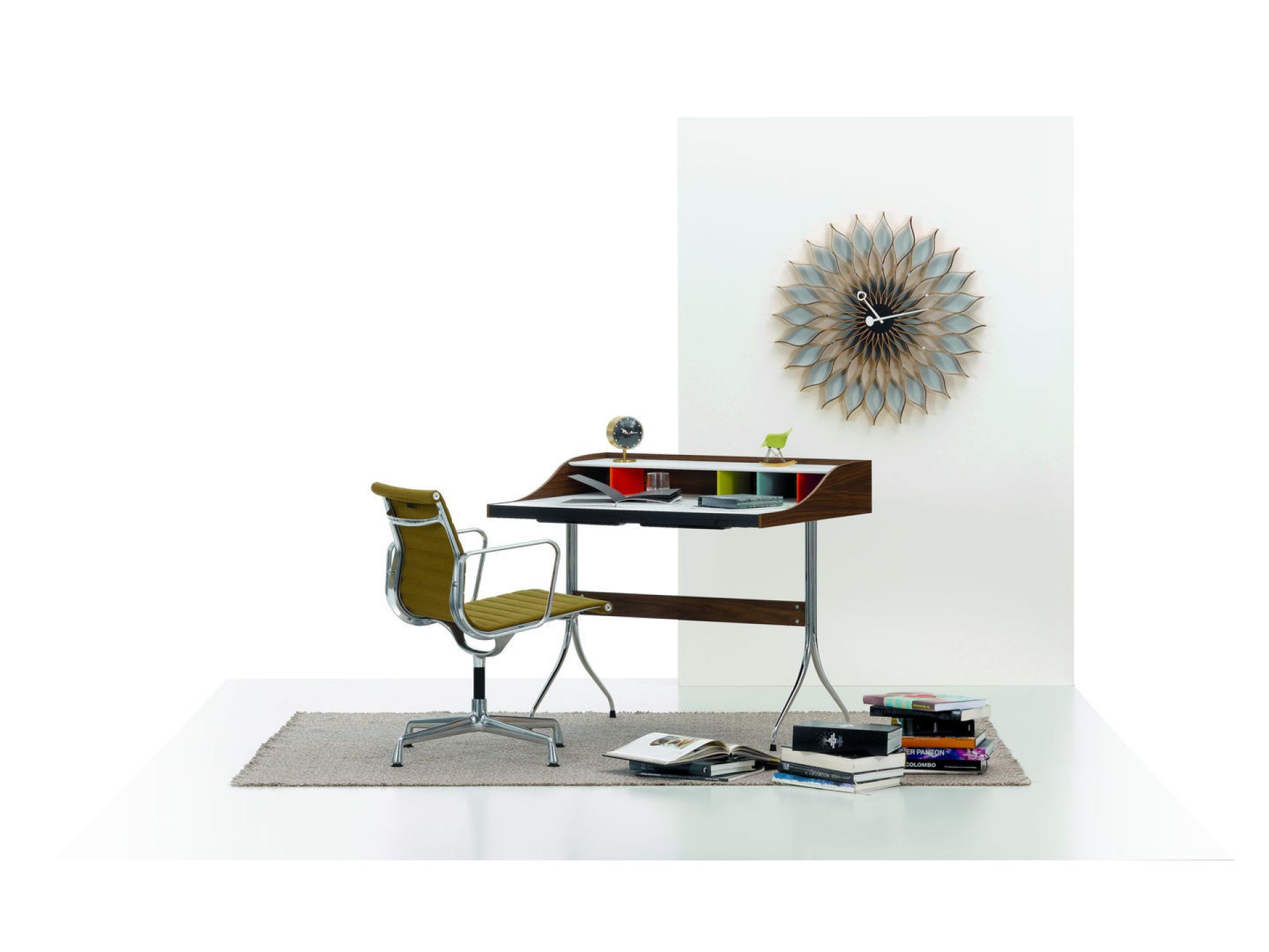 Sunflower Clock Horloge Murale Vitra