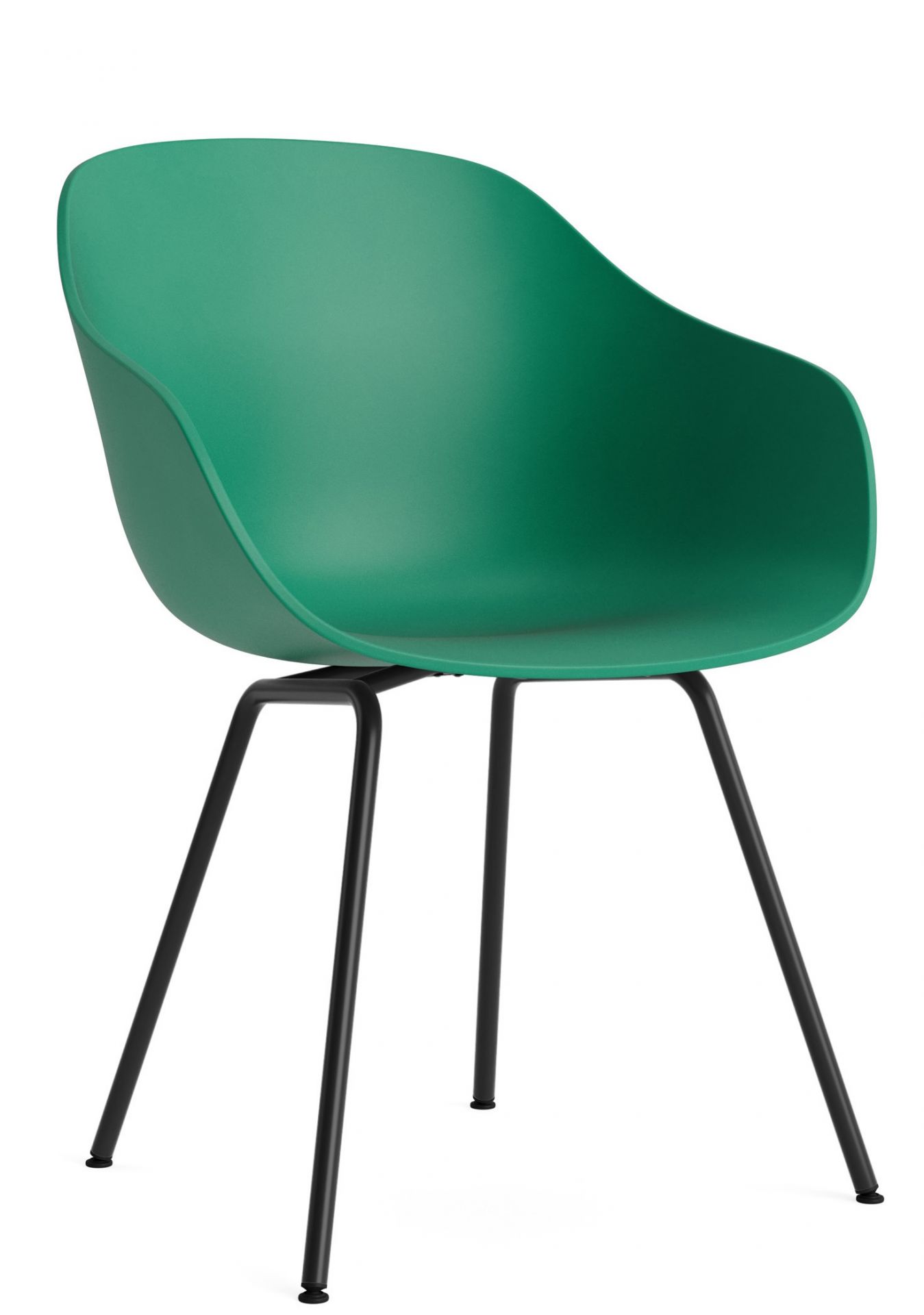 About A Chair AAC26 / AAC 26 chaise Combinaison préférée Hay Teal green About A Chair AAC26 Stuhl in Teal Grün mit schwarzem Vierfußgestell. Designstuhl für Wohnen und Büro.