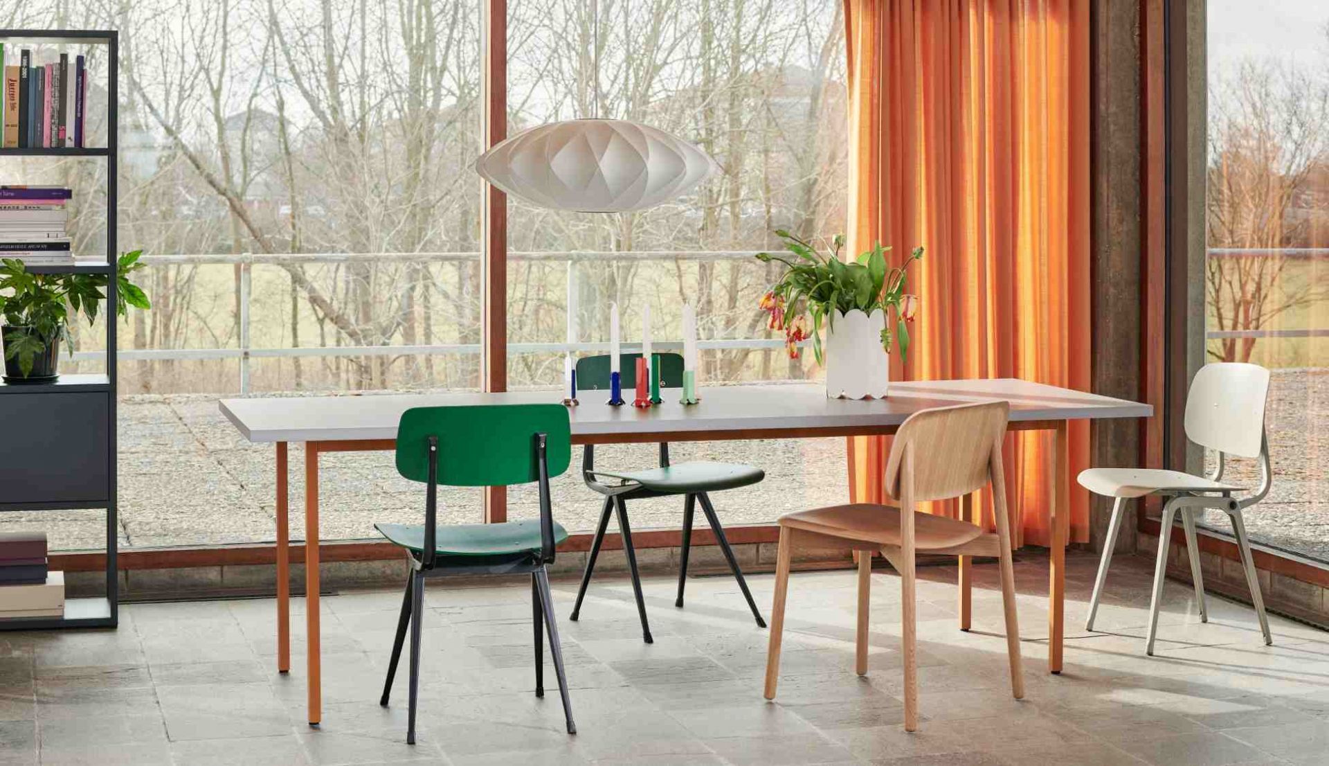 Two Colour Table Longueur 160 cm Hay