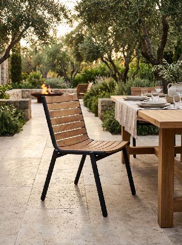 Pilotis Chaise Teck Extérieur Fermob