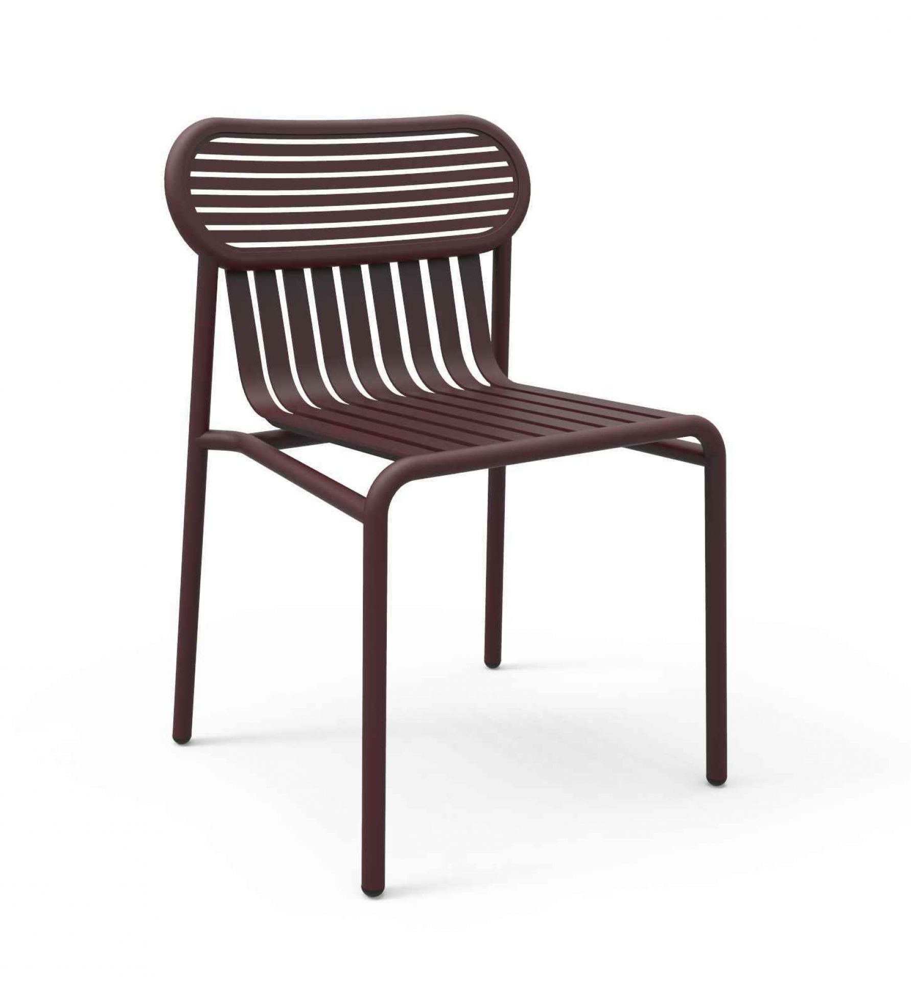 Week-End chaise bordeaux Petite Friture