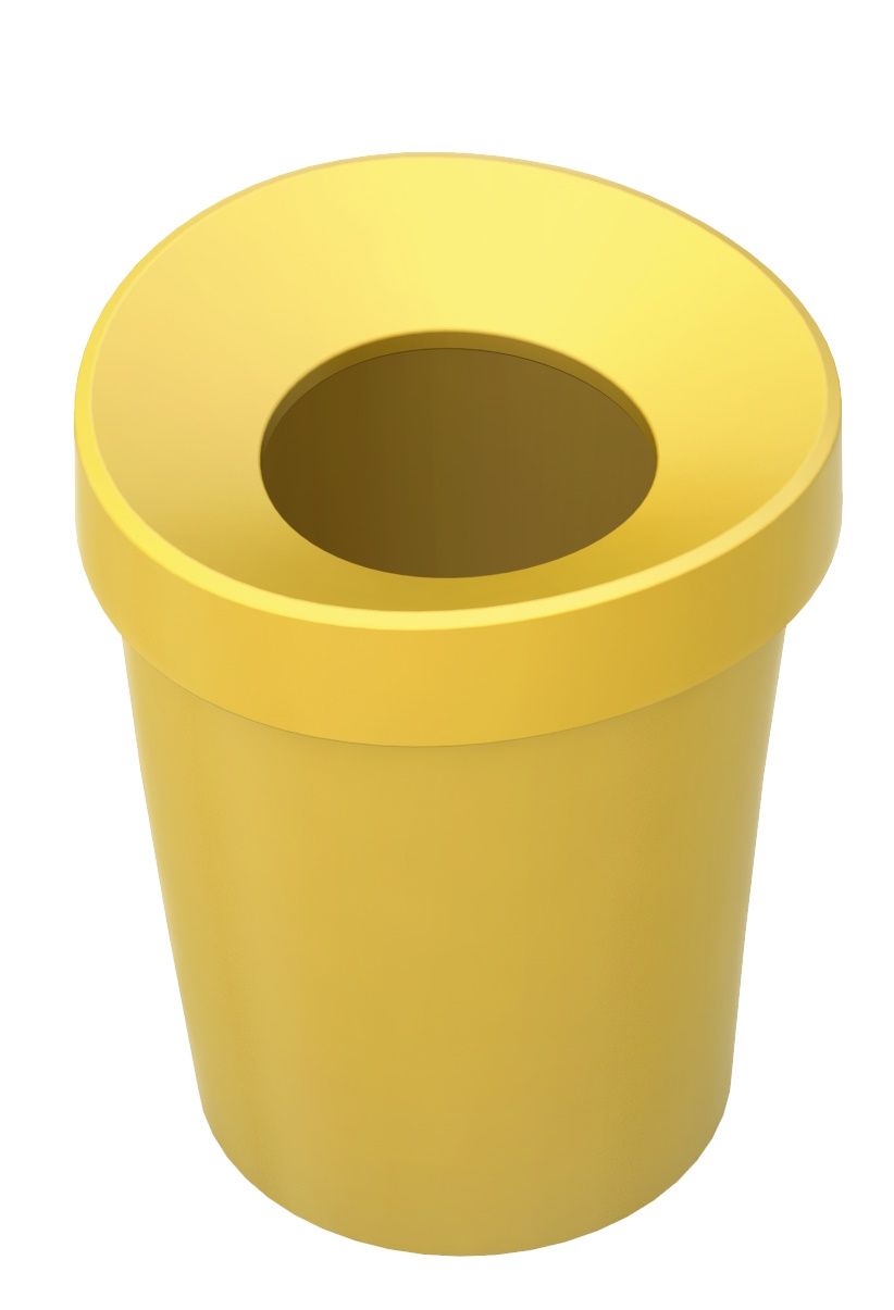 Corbeille à papier Happy Bin S JAUNE Vitra OFFRE SPECIALE