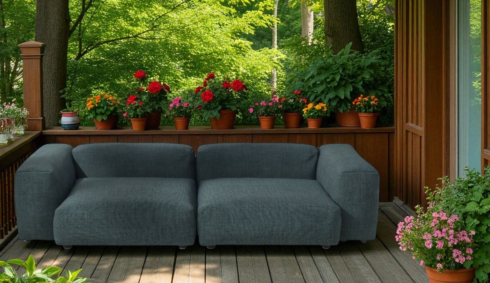 Canapé Set 02 Medium Outdoor 2,5 places vetsak