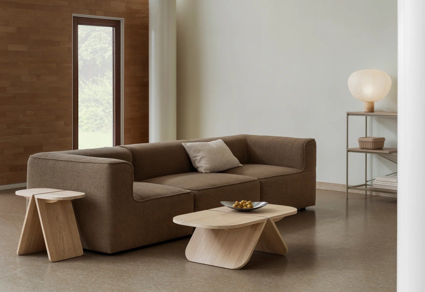 Kami papier de riz lampe de table Blomus