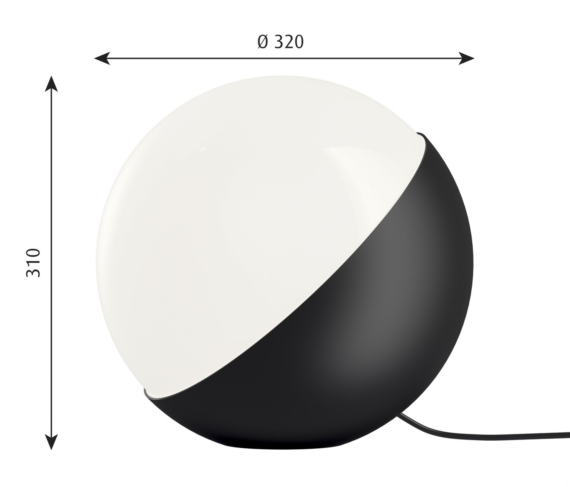  VL Studio Lampe de table / de sol Louis Poulsen 32 Noir