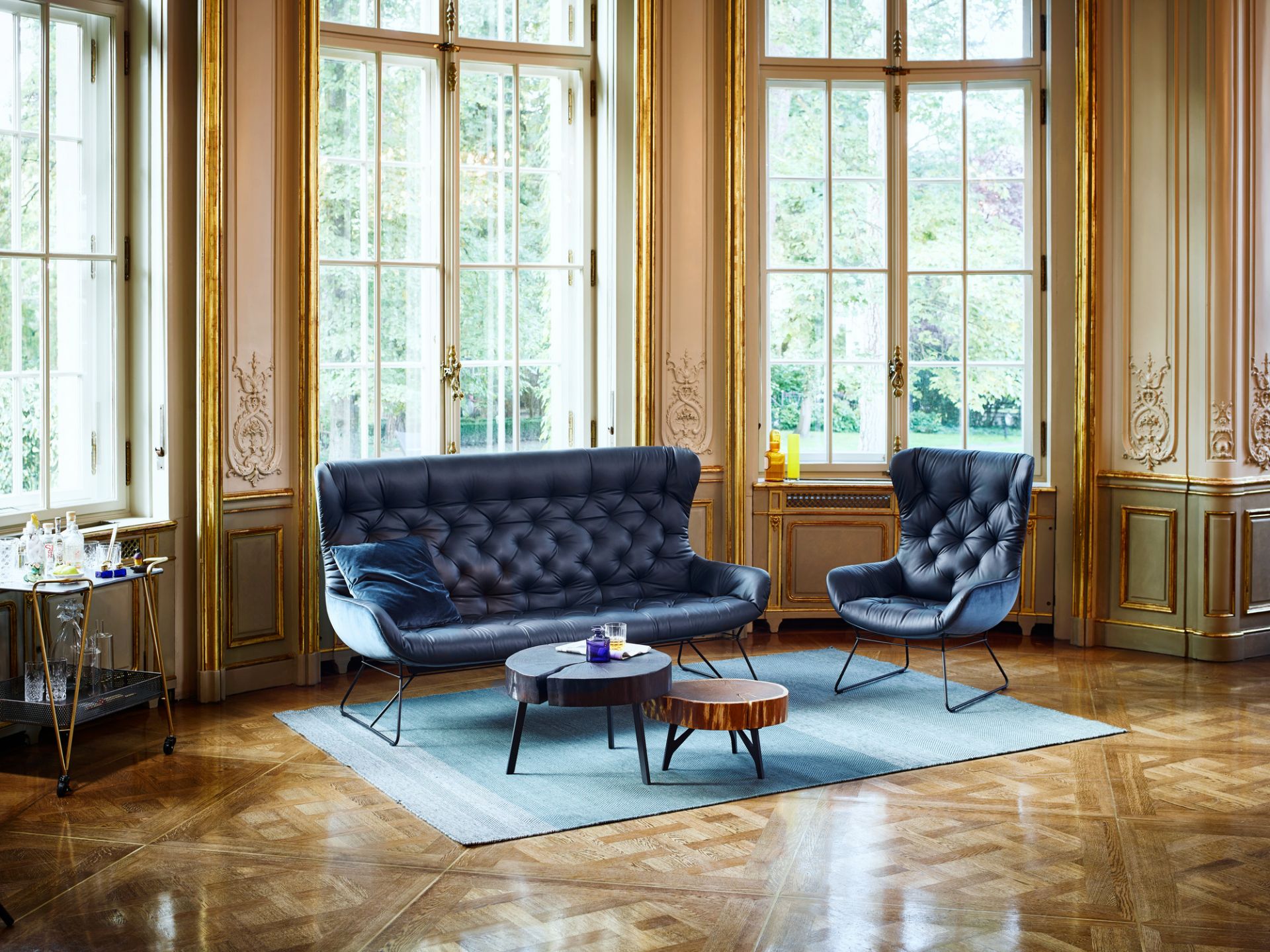 Leya canapé wingback Freifrau Manufaktur