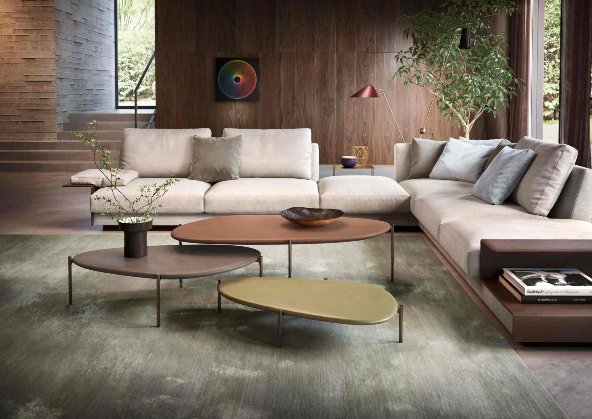 Ishino Metal Table Table d'appoint Walter Knoll