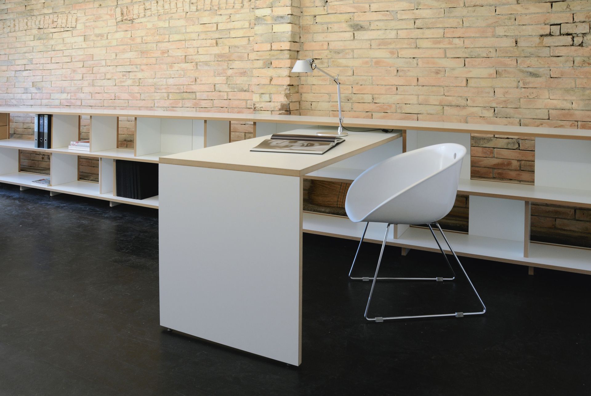 Anstell table pour Stell étagère Tojo