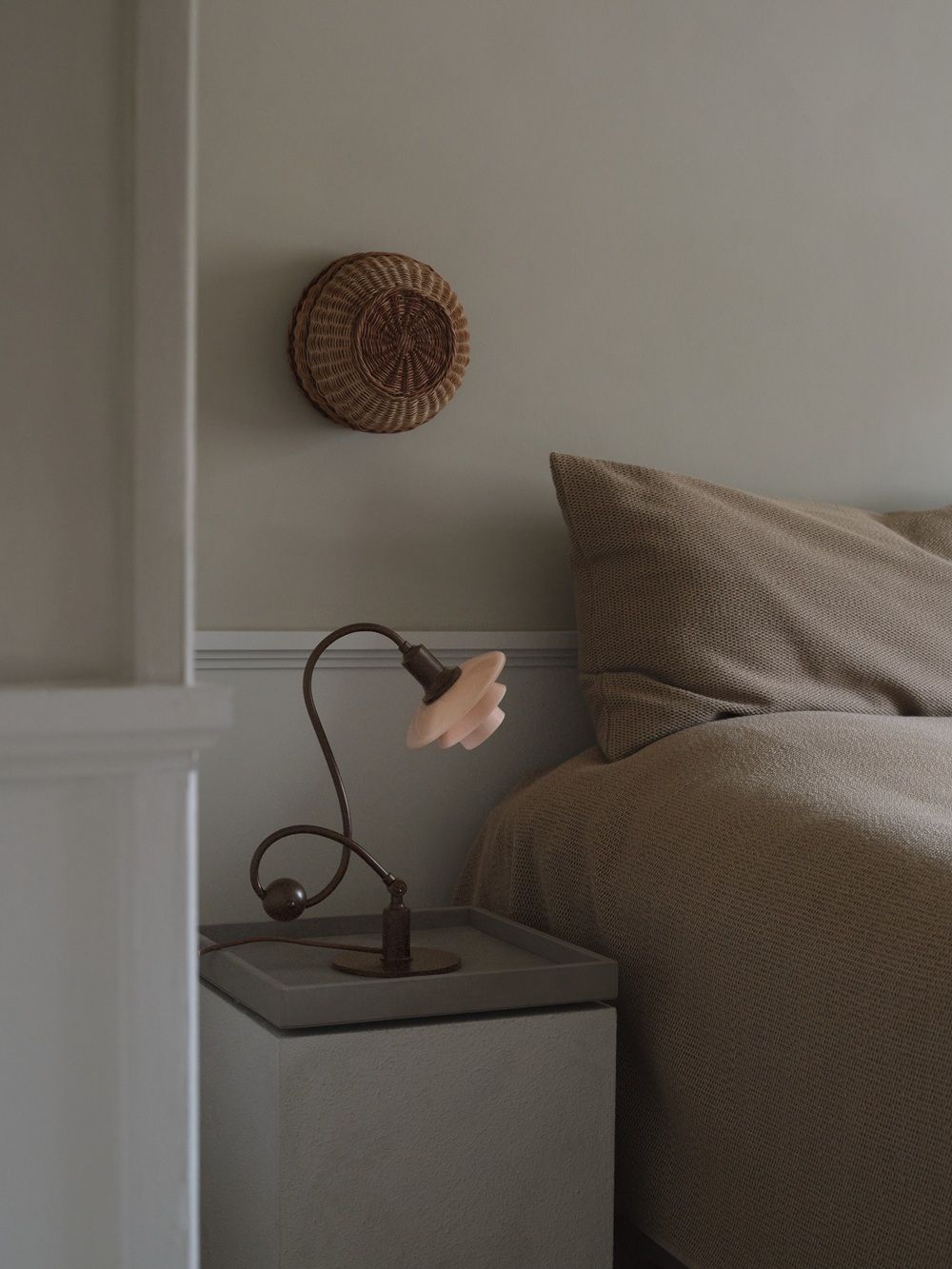 Lampe de table PH 1/1 Piano, couleur Dusty Terracotta, Louis Poulsen