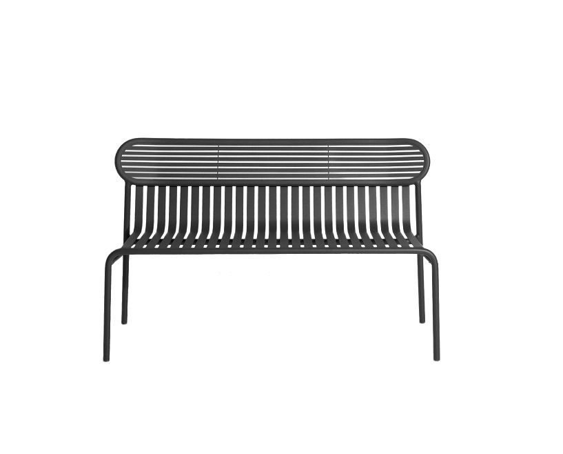 Week-End Garden Bench Banc avec dossier Petite Friture