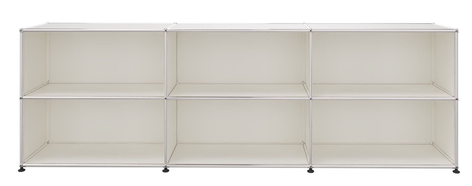 USM Haller Étagère Hx75 cm Blanc pur FAST DELIVERY