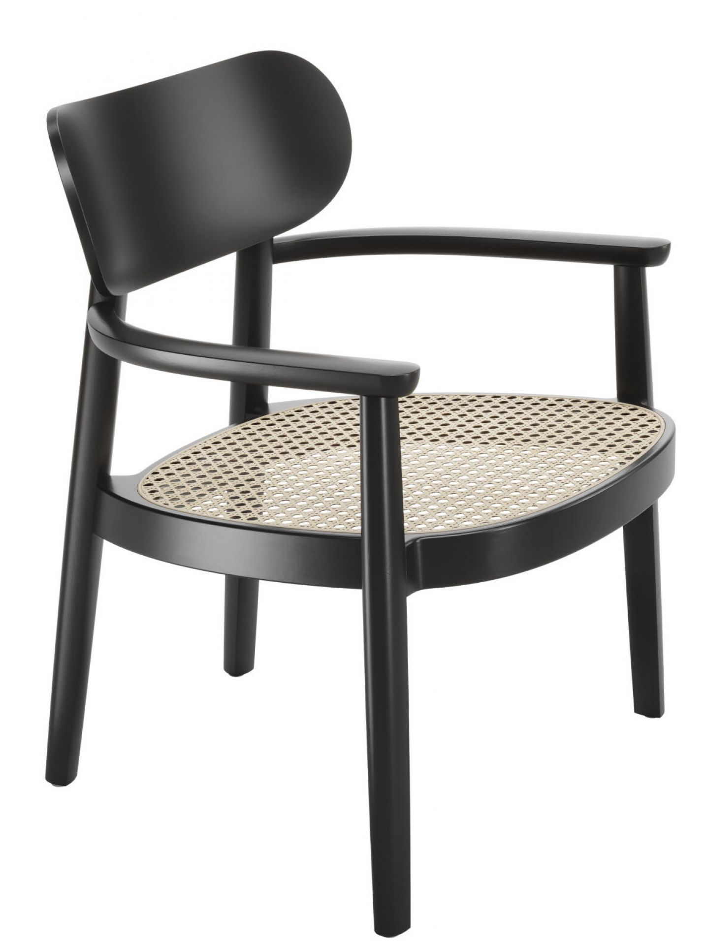 Fauteuil en bois avec accoudoirs 119 MF Thonet 