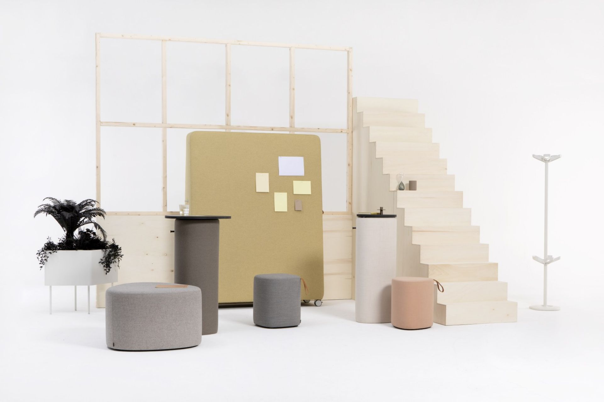 Pully Square Tabouret Cascando