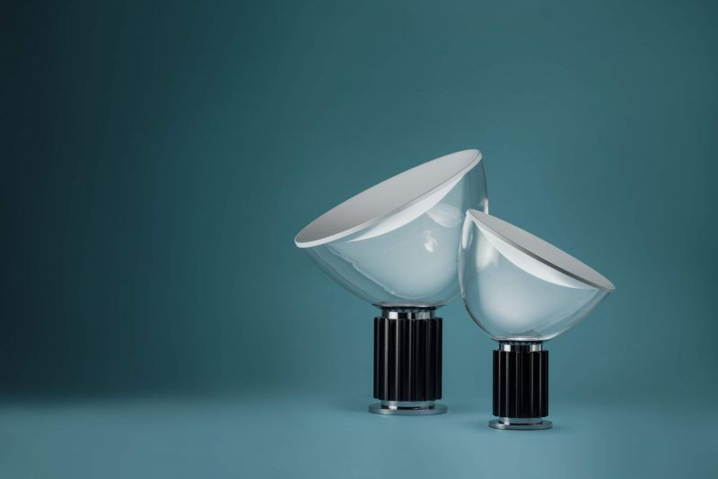 Lampe de table Taccia Small LED Noir Flos OFFRE SPECIALE