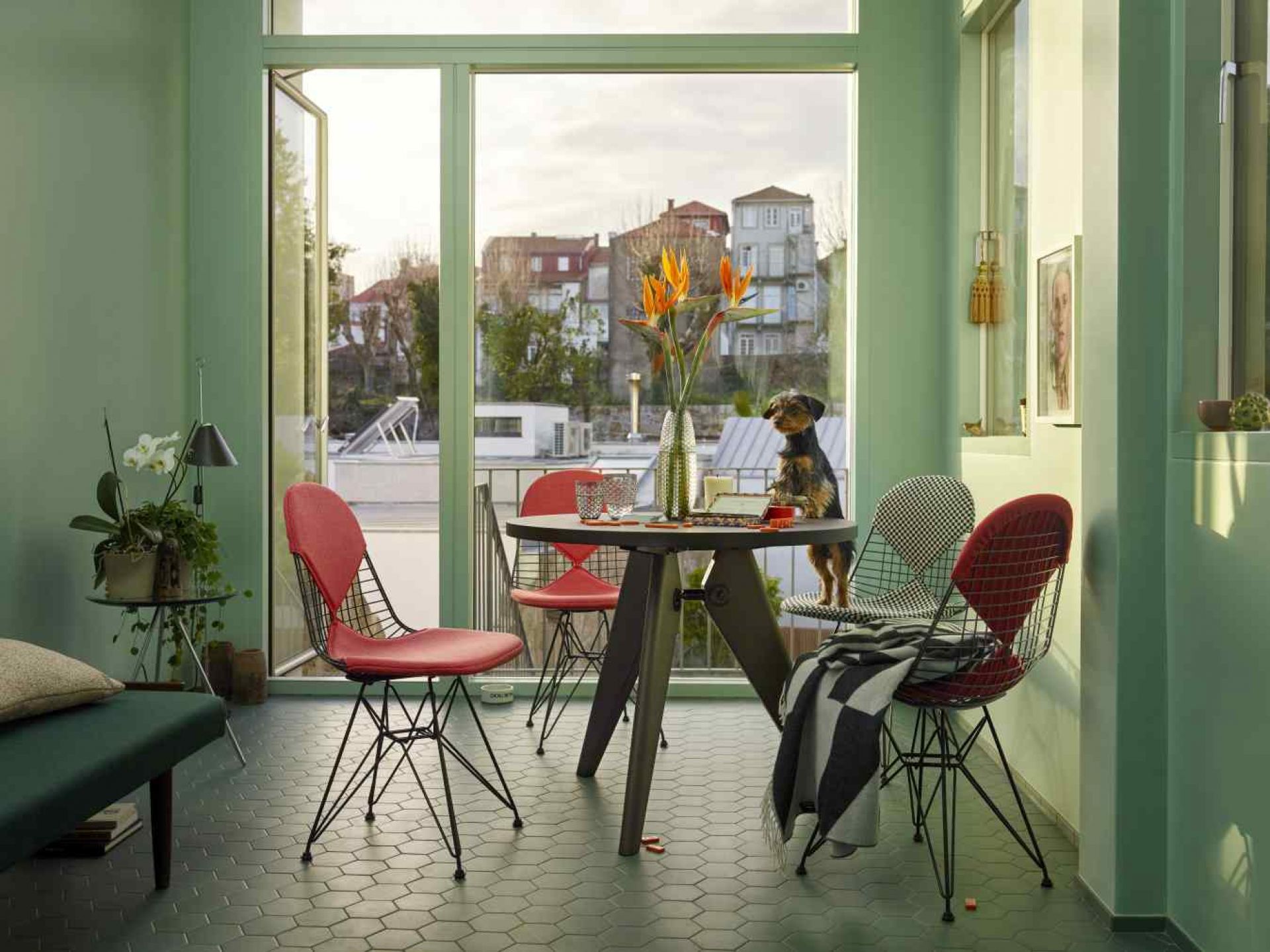 Gueridon/ Guéridon Table Ø 90 cm Vitra
