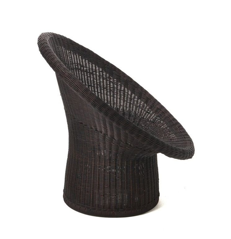 E 10 / E10 Fauteuil en rotin Richard Lampert
