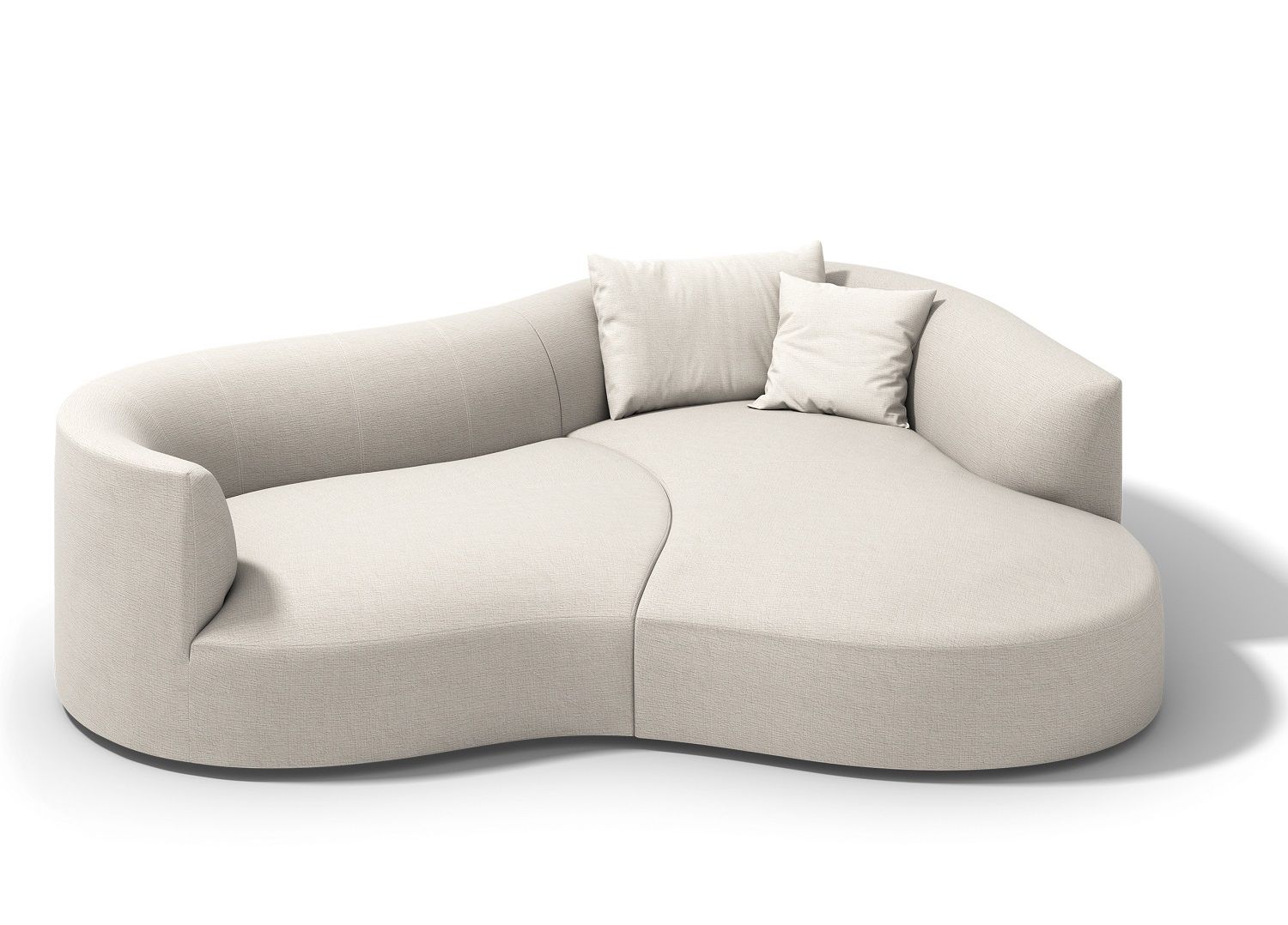 Canapé Siwa grand avec chaise longue Cor 