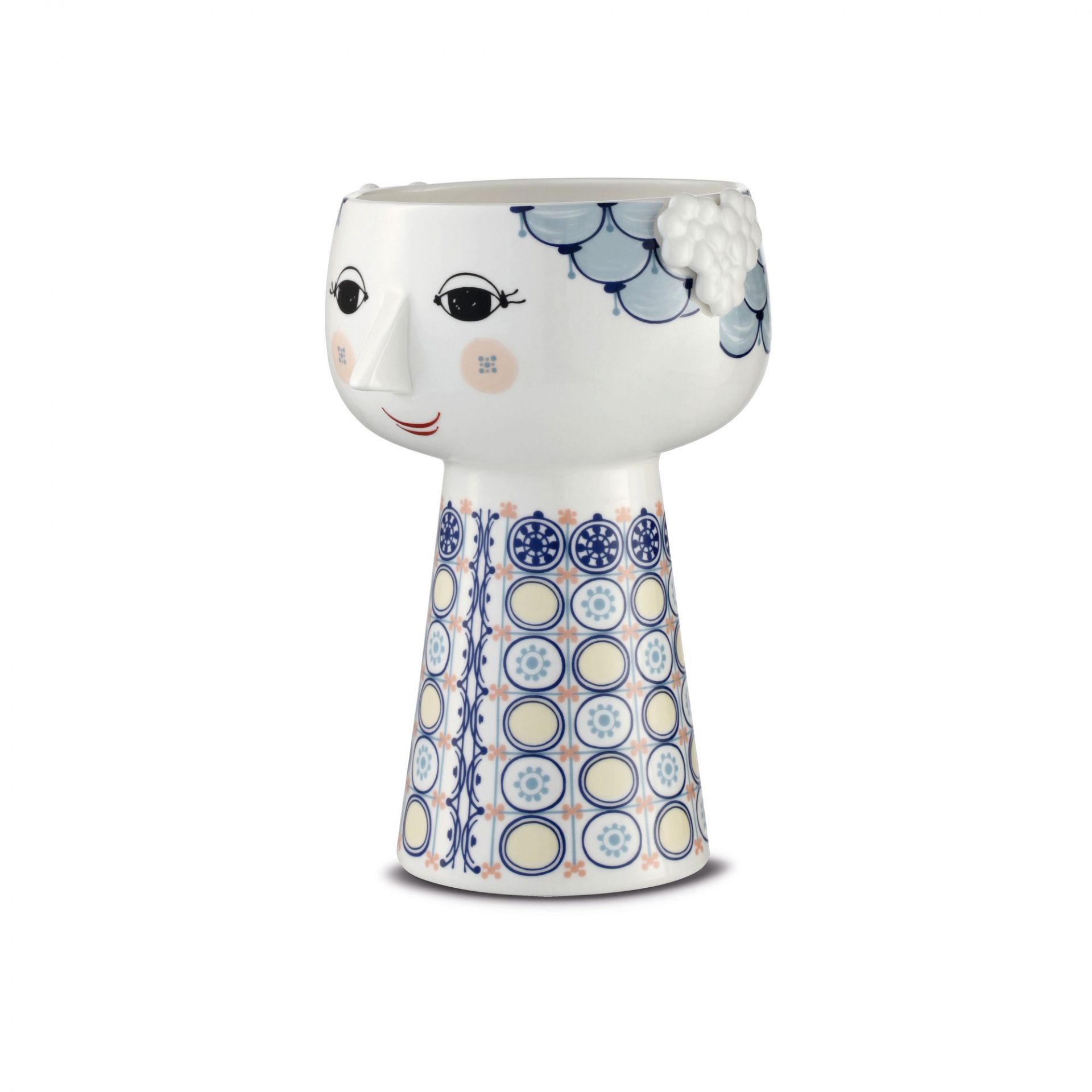 Vase Eva bleu 18,5 cm Bjorn Wiinblad OFFRE SPECIALE