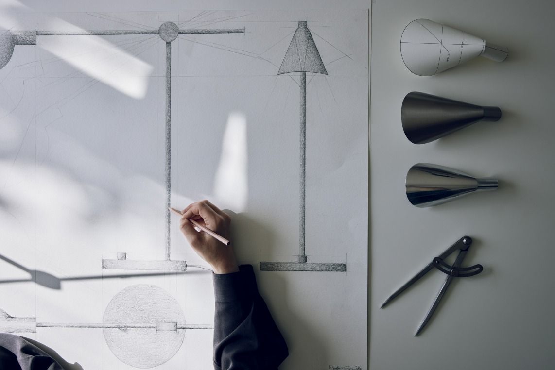 Lampadaire MS Series MS011 Fritz Hansen 