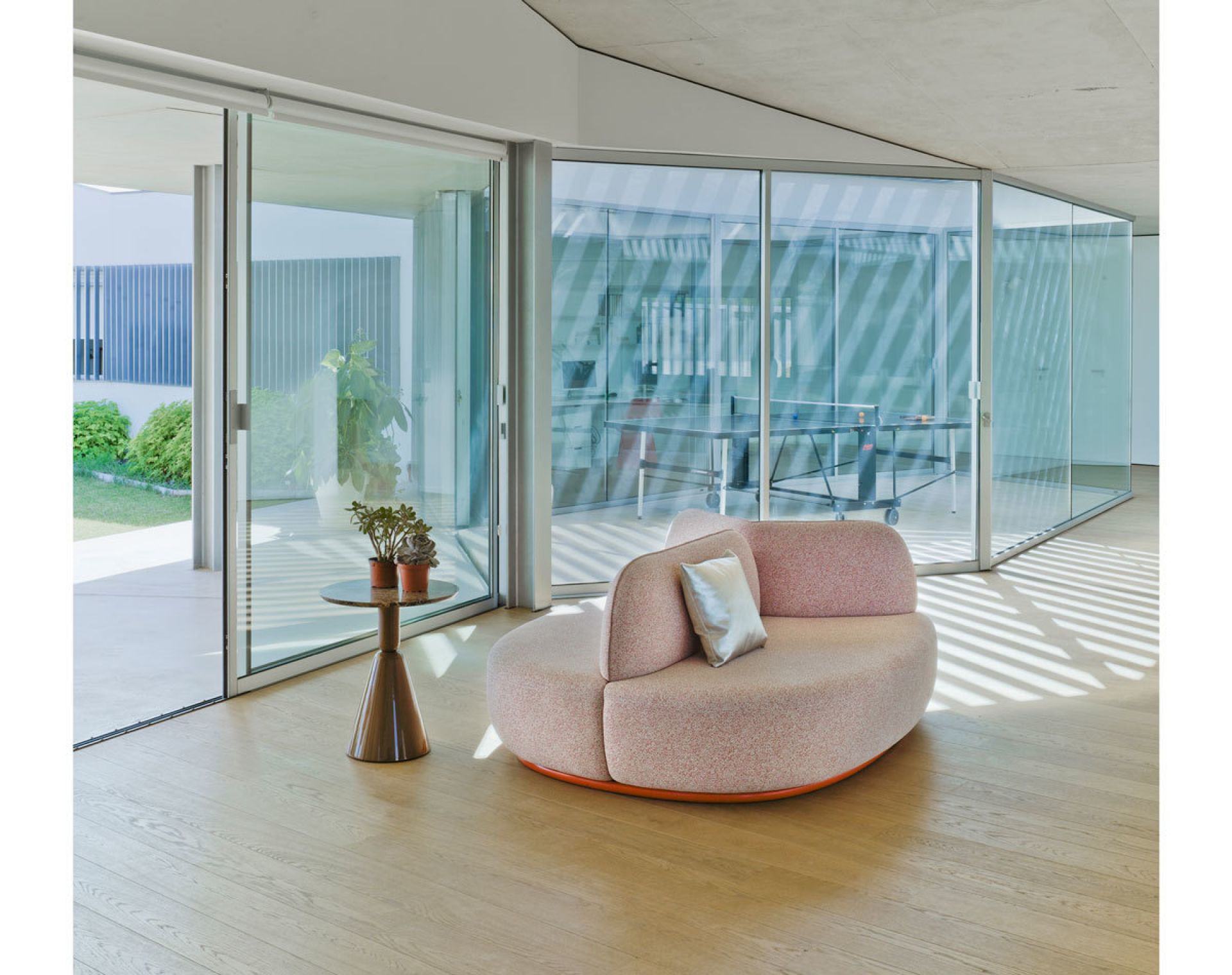 Pion Petra Emperador Or Table d'appoint Sancal