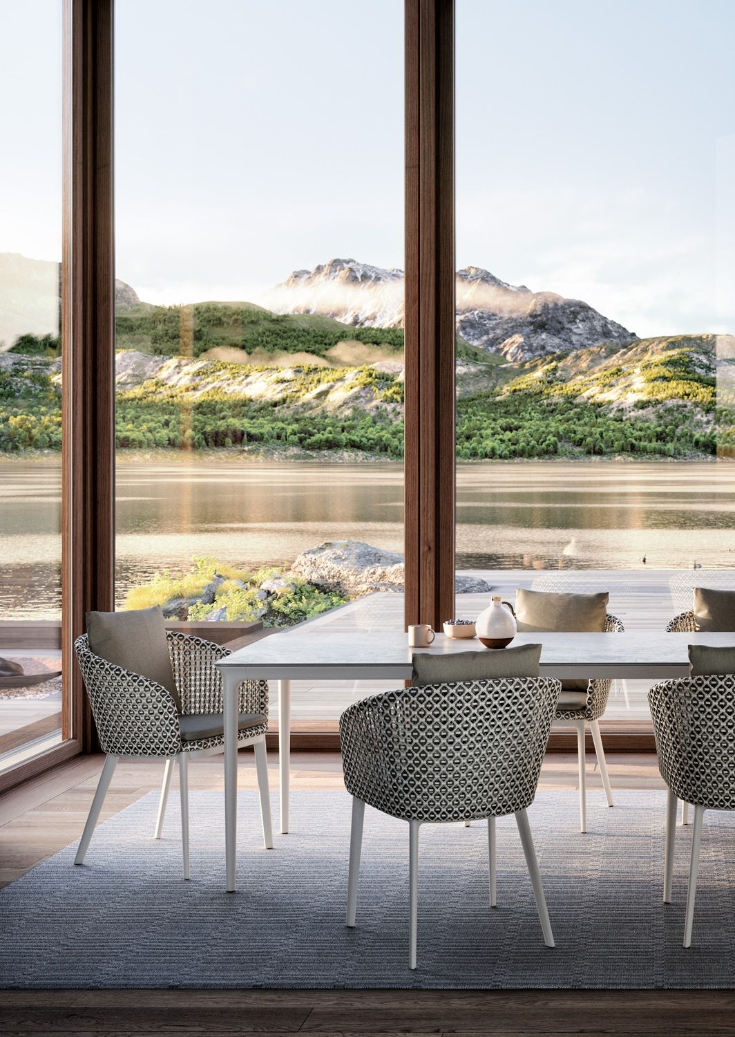 Mbrace Alu Outdoor Armchair Chaise Dedon