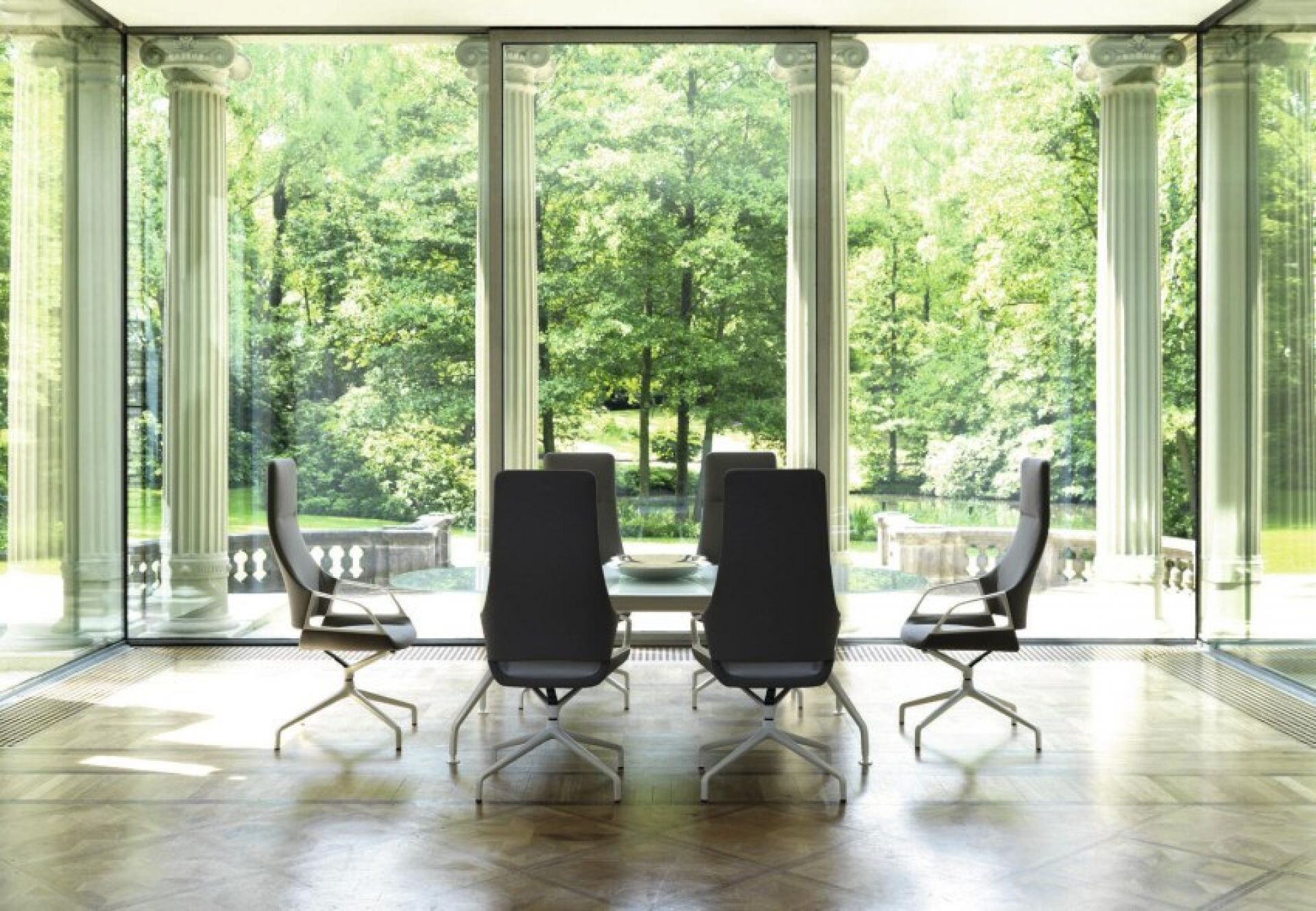 Graph Chaise de conférence à dossier haut 302/5 Wilkhahn 
