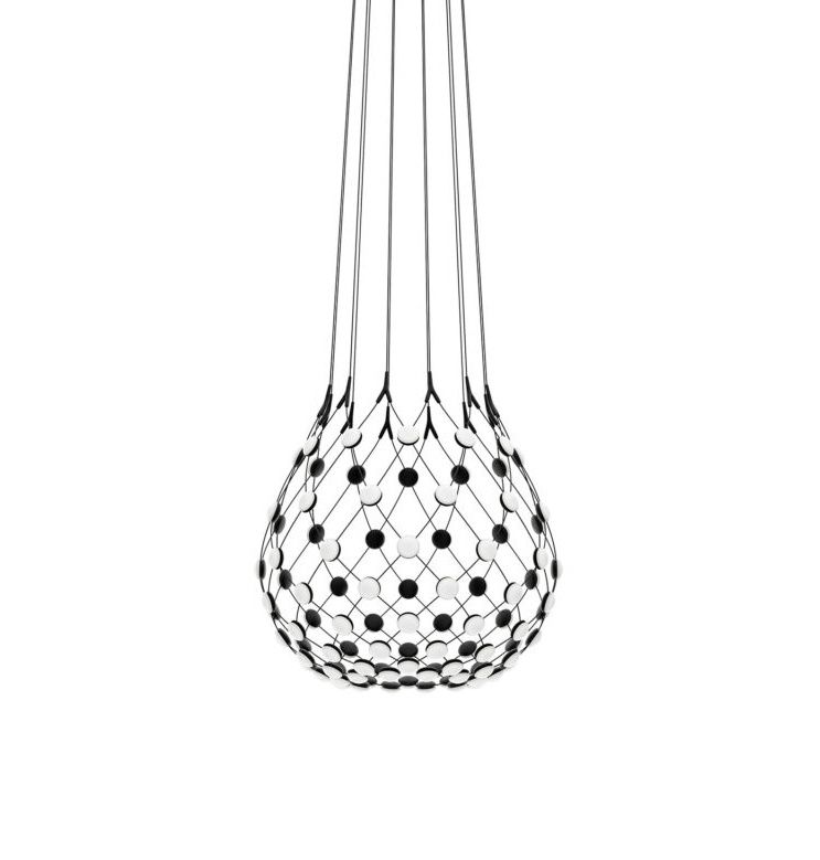 D86 Mesh Plafonnier Ø80cm - Longueur du câble 1m Luceplan
