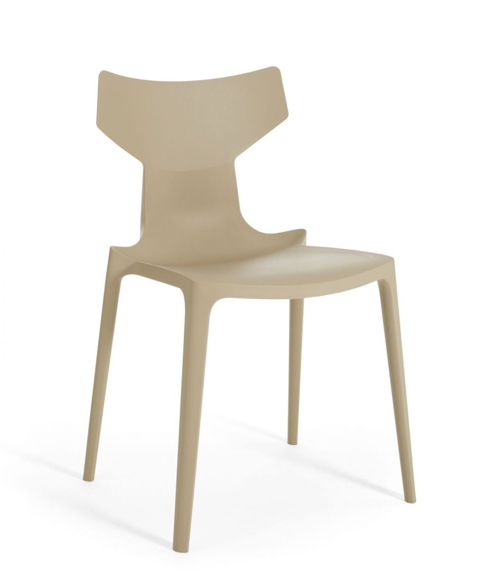 Re-Chair Set of 2 Taupe Kartell