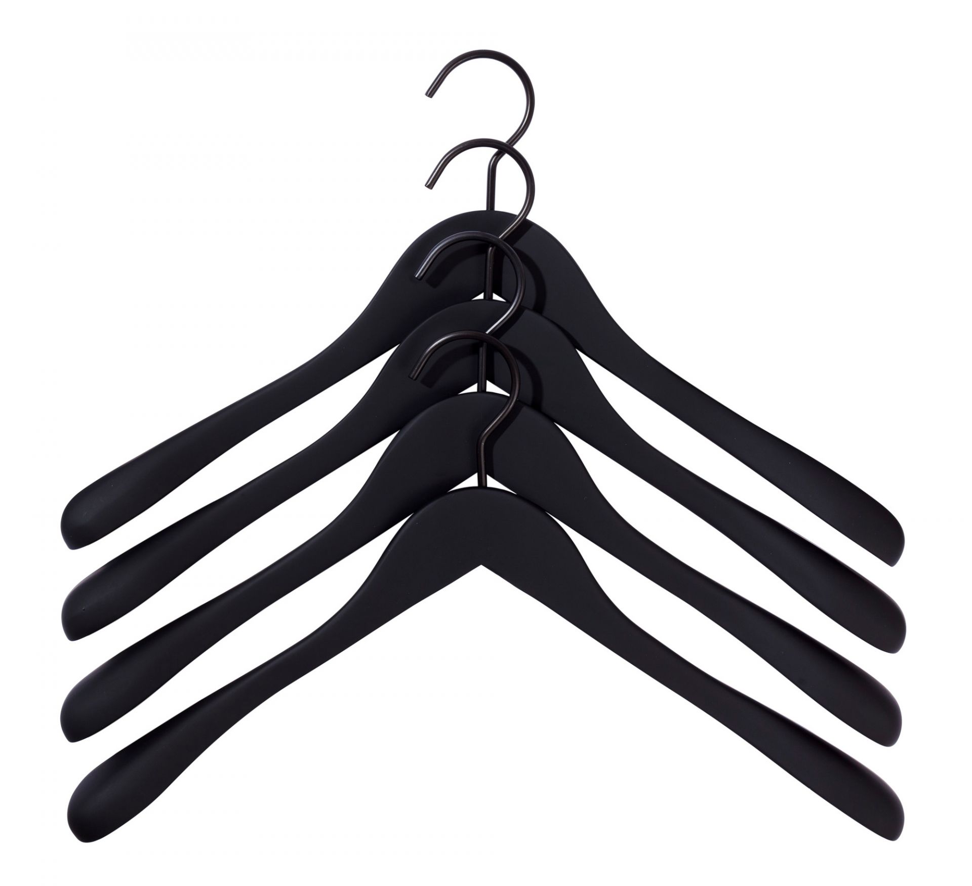Soft Coat Hanger Wide 4-er Set Hay