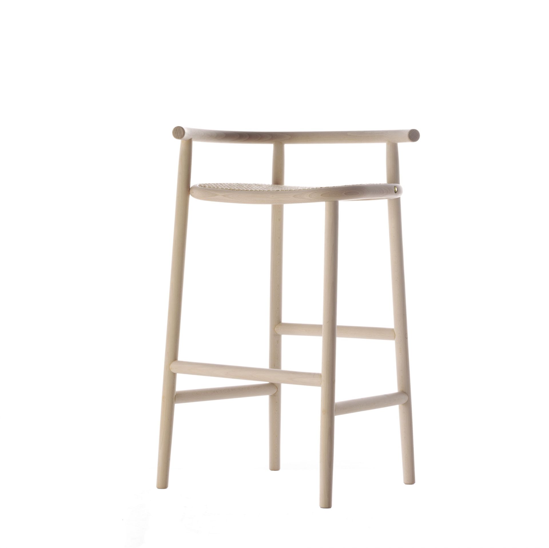 Single Curve Tabouret de bar Siège tressé Wiener GTV Design