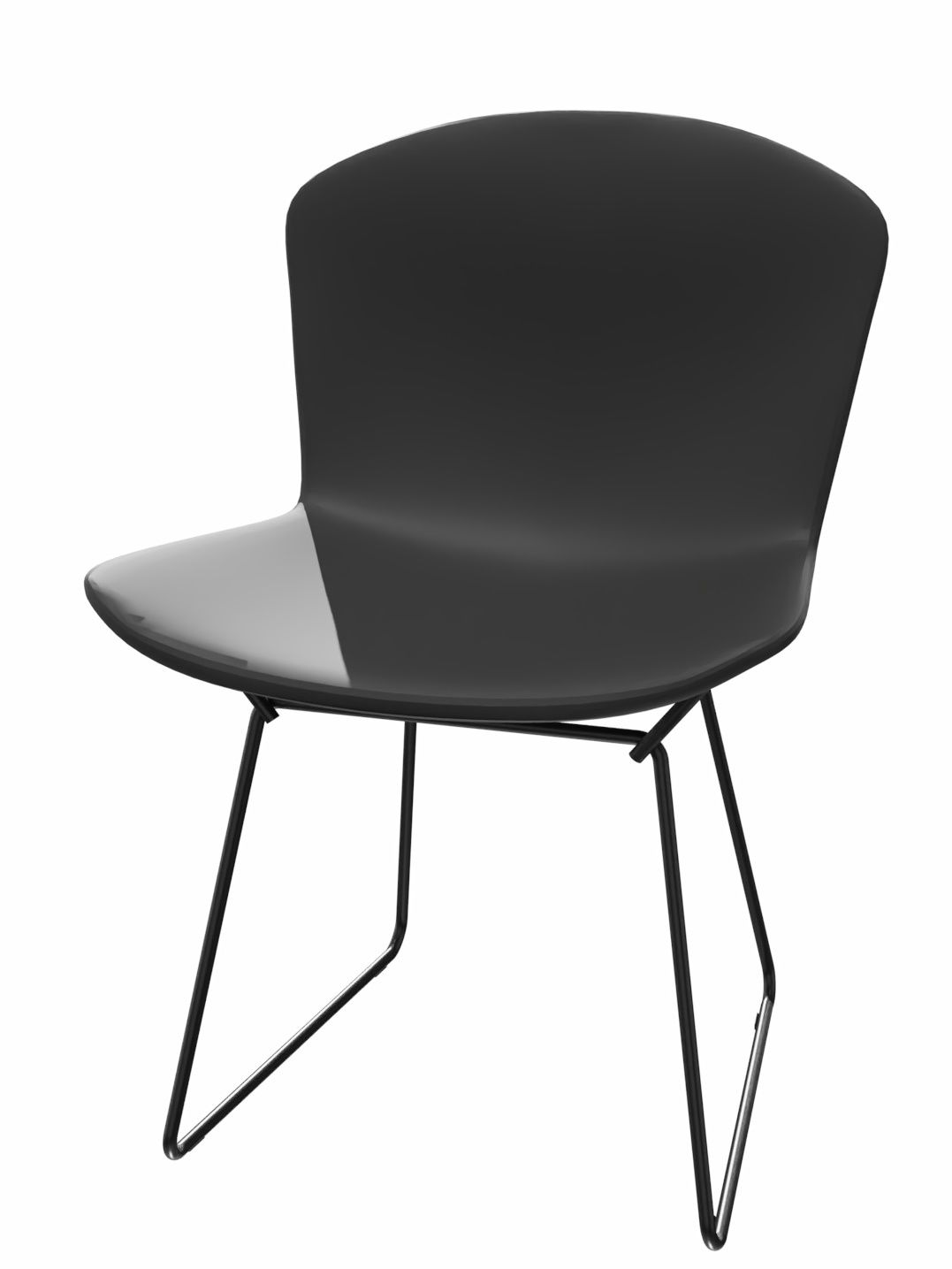 Bertoia Plastic Side Chair chaise Knoll International QUICK SHIP Bertoia Plastic Side Chair chaise Knoll International QUICK SHIP